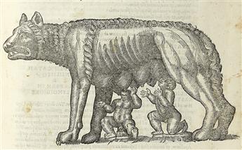 MARLIANI, BARTOLOMEO. Urbis Romae topographia.  1544